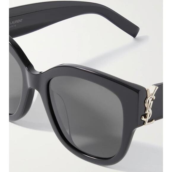 SAINT LAURENT YSL monogram logo square framed sunglasses main image 3
